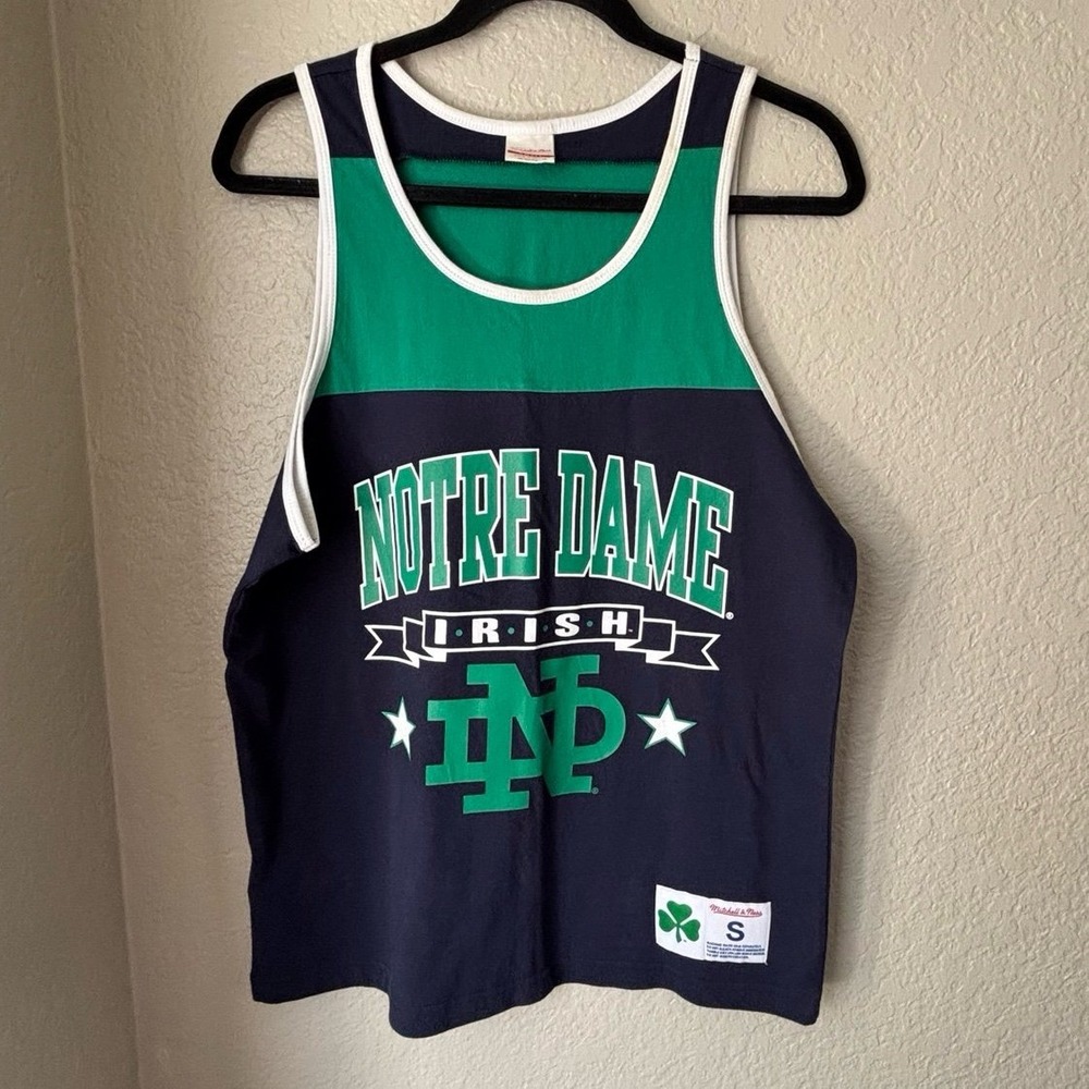 Mitchell & Ness‎ Notre Dame Irish Tank Top  Size Small